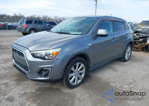 2014 Mitsubishi Outlander Sport Se из США, поврежденный, VIN 4A4AR4AU9EE008765